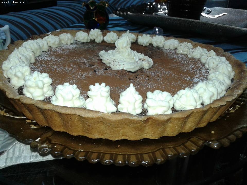 تارت كريمة الشوكولا ♡